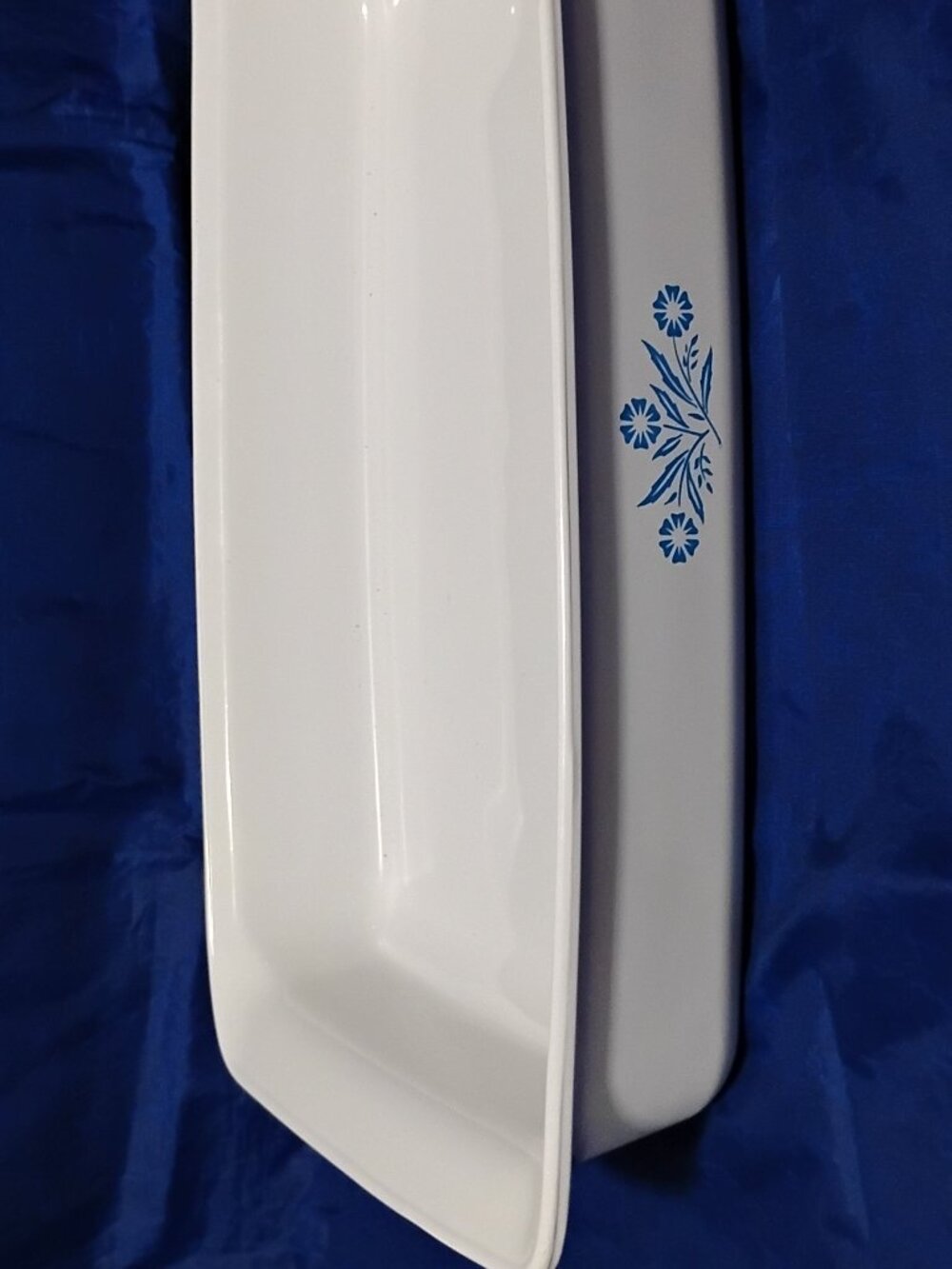 Vintage Corning Ware BLUE CORNFLOWER Roaster Lasagna Dish 12x7.5x2 (2 Quart)